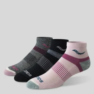 Calze corti in misto lana merino Inferno, confezione da 3