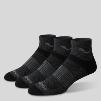 Calze corti in misto lana merino Inferno, confezione da 3