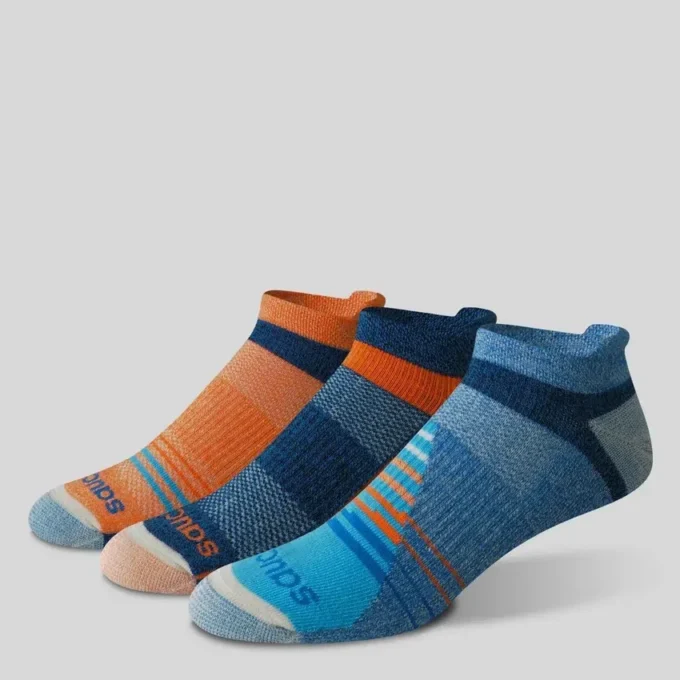 Calze invisibili in misto lana merino Inferno, confezione da 3