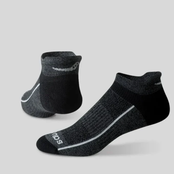 Calze invisibili in misto lana merino Inferno, confezione da 3