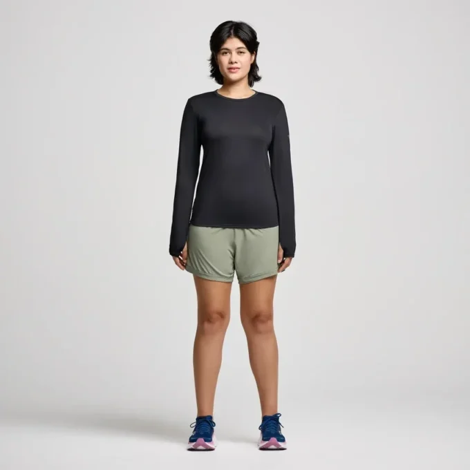 Maglia a maniche lunghe da donna Stopwatch Maglia a maniche lunghe da donna Stopwatch